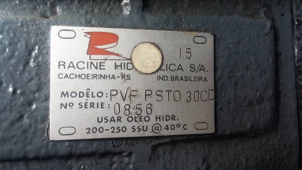 BOMBA HIDRÁULICA DE PALETA RACINE PVF PSTO 30CD